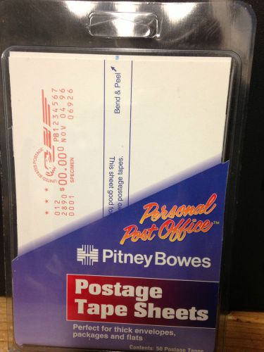 Pitney Bowes Postage Tape Sheets