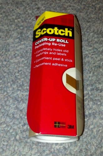 New ****Scotch Box Cover-Up Roll, 6&#034; x 15&#039;, Brown, 1 Roll