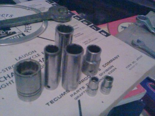 Lot of american usa tools sockets proto, master mechanic tru-test, indestro etc for sale