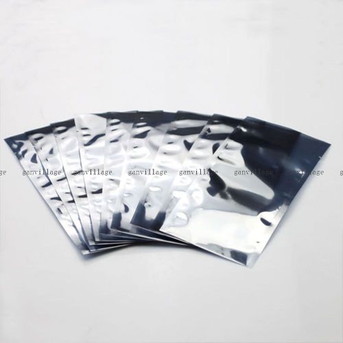 25pcs open-top esd anti static shielding bags 9x20cm for laptop memory ram cpu for sale