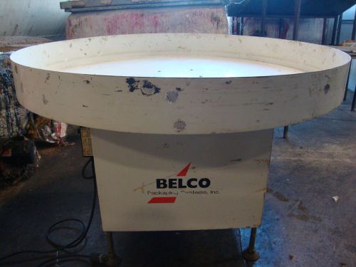 BLS 480 BELCO PACKAGING SYSTEMS ROTARY ACCUMULATION TABLE 48&#034; DIAMETER