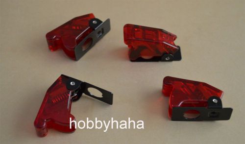 5pcs Red Switch security transparent cover  /Suitable for toggle switch