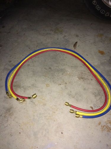 Yellow jacket plus ii 1/4? with sealright hvac charging hoses for sale