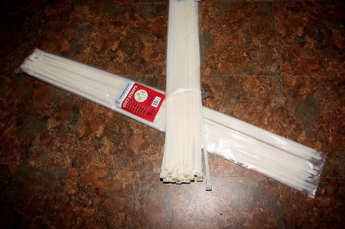 Zip Tie Duct strap 36&#034; Cable ties box of 50 Natural