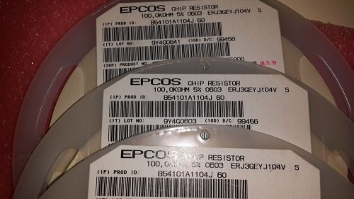 15000 PCS EPCOS  B54101A1104J60  ,  3 full reels.