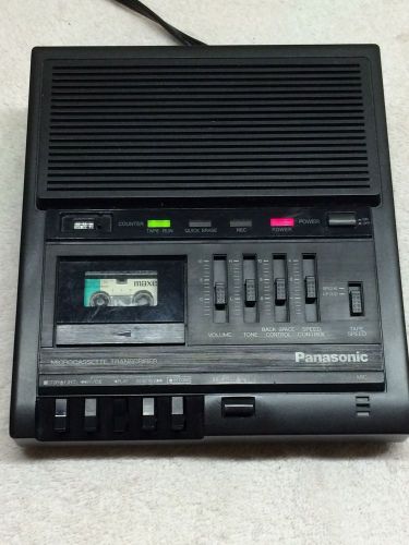 Panasonic RR930 Transcriber Microcassette Recorder Dictation &#034;Tested &amp; Working&#034;
