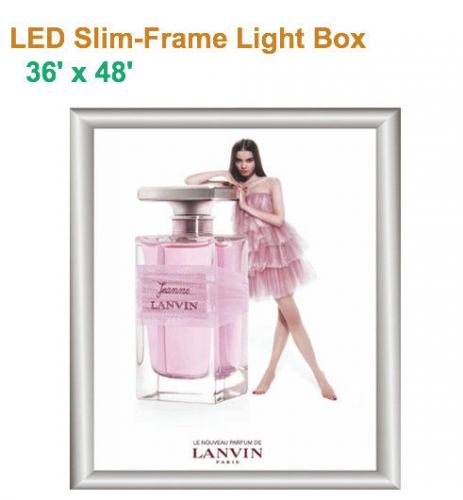 Slim Snap Frame LED Light Box 36&#039;&#039;x 48&#039;&#039; (Menu Box/Sign Board/Poster Box)
