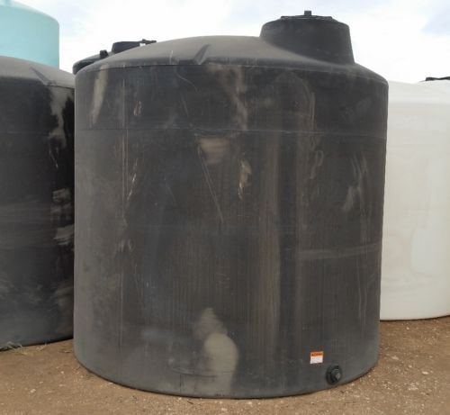 Norwesco 2500 gallon above ground black water tank with accessories for sale
