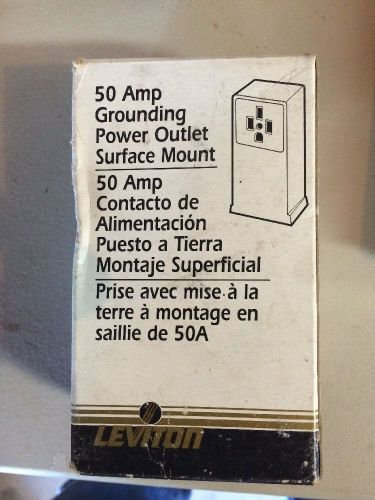 50 Amp Grounding Power Outlet Surface Miunt