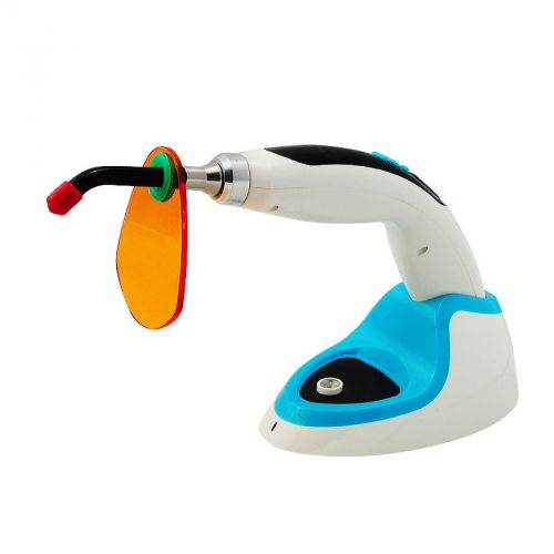 Cordless LED Curing Light Lamp1200MW Light Meter +Whitening Accelerator Blue A++