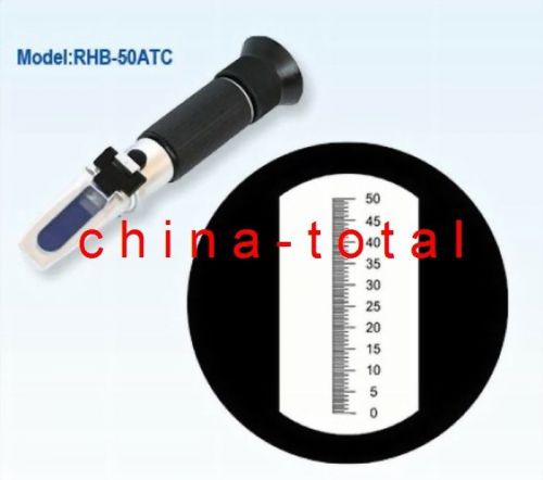 RHB-50/ATC Brix Refractometer w/ ATC Fruit Juice Wine Vegetable Coolants Sap