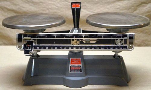 Vintage 2 Kilo / 5 Pound Ohaus Harvard Trip Balance Scale