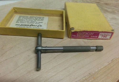 Vintage lufkin telescoping gage #79c in orig box for sale