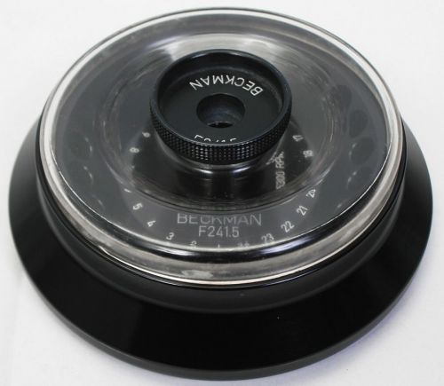 Beckman fixed angle centrifuge rotor for microfuge 22r 24x1.5/2.0ml for sale