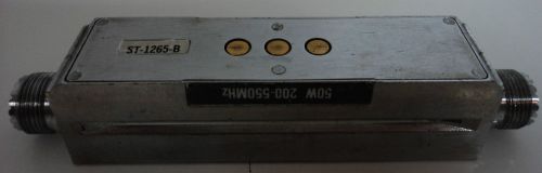 Motorola Wattmeter Thru Line Sensor Slug Block 50W 200-550 MHz ST-1265-B