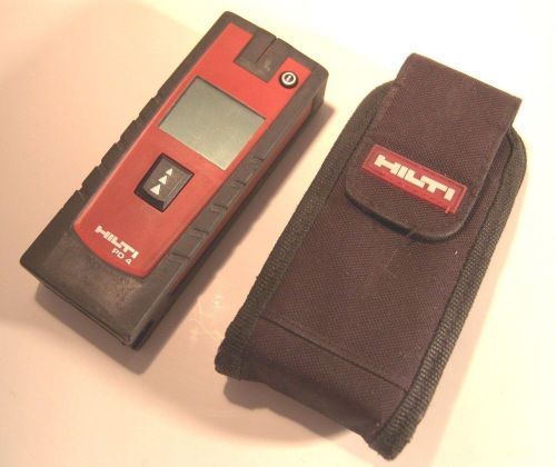 HILTI  PD4  Laser 70M Range Meter With Pouch