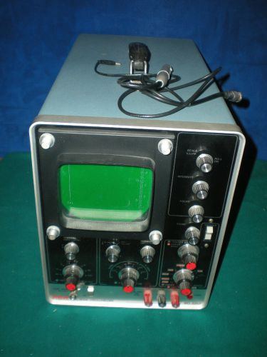 Vintage rca dual mode oscilloscope tester wo-535a tested works + lead wire for sale