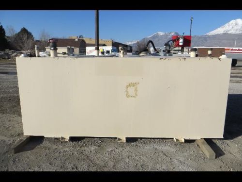 2000 gallon above ground vault fuel tank with spillbox double wall insulated for sale