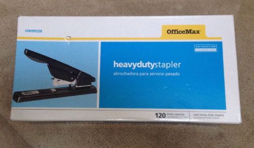New OfficeMax Heavy Duty Stapler 120 sheet  OM99220 Original Price $35.79 5 Star