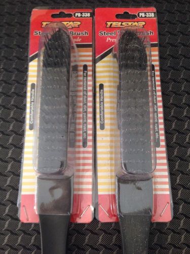 Telstar stainless steel wire brush pb-338 { brand new } dust, dirt, paint for sale