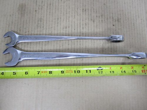 2 PC LOT GEARWRENCH TOOLS 3/4 &amp; 5/8&#034; COMBO RATCHETING BOX WRENCH  MECHANIC TOOL