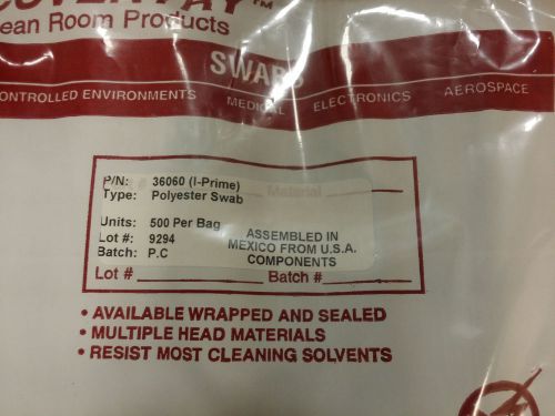 (Box of QTY 5) Coventry Clean Room Products - Polyester Swabs