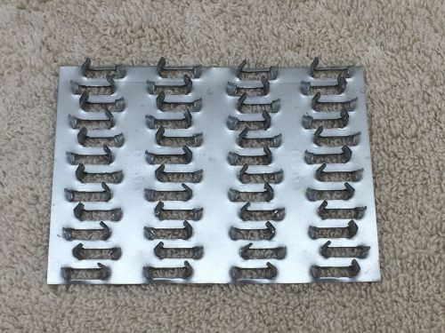100 QTY 3&#034; x 4&#034; Truss Plate - Mending Plate -Structural Plates Zinc nail tooth