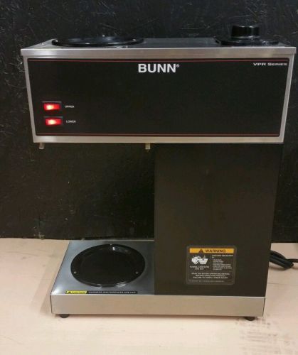 BUNN VPR Blk Coffee Maker 12 Cup Pourover Commercial Brewer