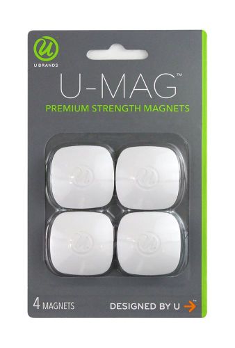 U Brands Signature Dry Erase Board Magnets, 4-Count