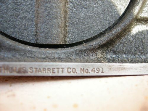 Starrett precision bevel protractor Catalog # 491