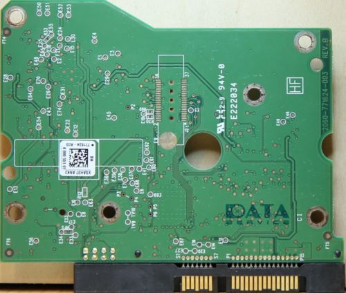 PCB 771624-A03 Western Digital 1.5Tb / 2Tb HDD 3.5 SATA Logic Board