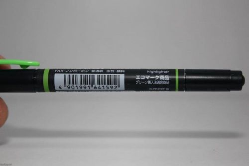 Highlighter Pen WA-TC yellowish green Tombow Kay Coat Double-Sided Fluorescent