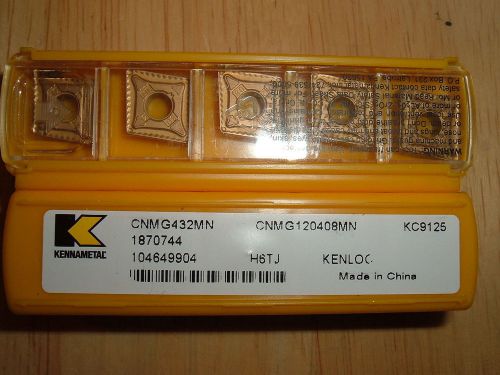 1 Pack of 10 Kennametal CNMG 432MN  KC9125  Carbide Inserts Milling Lathe-
							
							show original title