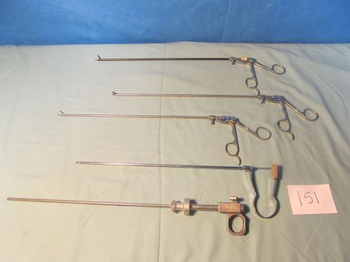 Assorted Laparoscopic Surgical Instrumen Forceps (QTY-5)