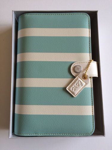 Webster&#039;s Pages Color Crush Planner Kit Teal White Striped NIB FREE SHIPPING