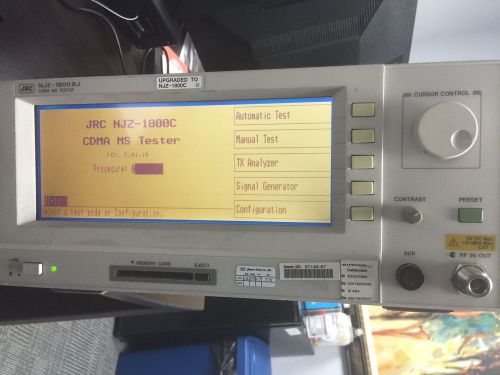 JRC NJZ-1800C CDMA TESTER USED FREE SHIPPING
