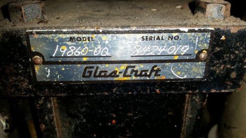 Glasscraft / Gusmer Micro-Spray Machine