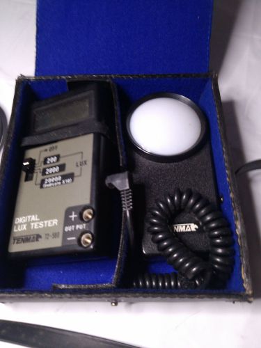 Tenma 72-580 Digital Lux tester 200 to 20,000 in original case FREE SHIPPING