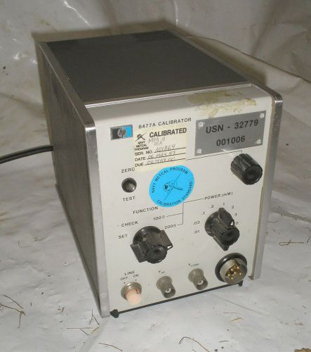 HP 8477A Range Calibrator