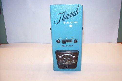 Heathkit Thumb Tach Model GD-69  Vintage Auto Tachometer