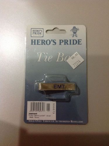 New Hero&#039;s Pride EMT Tie Bar - Silver
