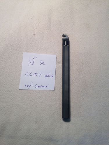 New 1/2&#034; solid carbide boring bar c08-sclcr-2. w/ coolant. uses ccmt #2  {z268} for sale