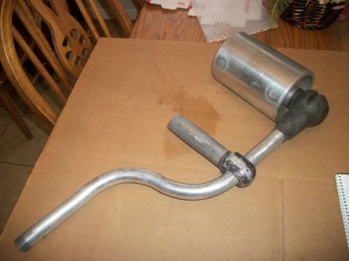 AIRCRAFT DRUM BUFFER POLISHER -- 5 X 7 DRUM   MISSING THE FITTING ON END