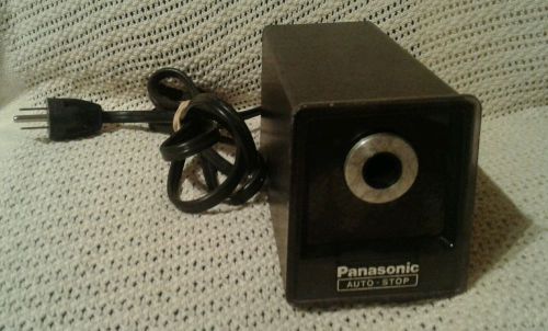 Panasonic Electric Pencil Sharpener w/Auto Stop KP-77 Tested/Works