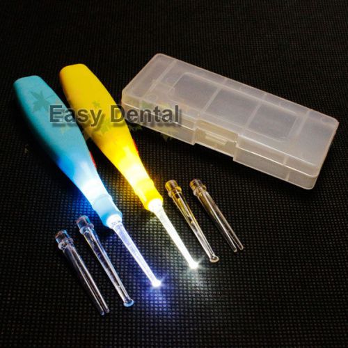 2 Tonsil Stone Tonsillolith Remover Tools Pick + 6 Adapters Tips with 2 Boxes