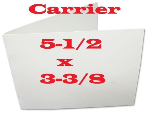 3 Carriers For Laminating Laminator Pouches Sheets CARD SIZE  3-3/8 x 5-1/2
