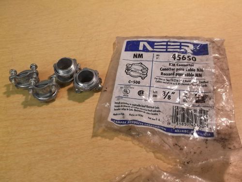 NEW NEER Connector 45650, Lot of 4 3/8&#034; Diameter *FREE SHIPPING*