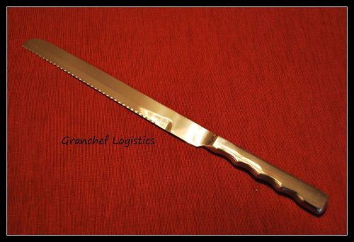 Banquet style carving knife ~ 9&#034; blade ~ stainless steel ~ hollow handle ~ new for sale