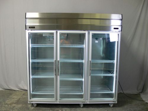 Sanyo SRR-72GD-MED 3 Door Deli Style Laboratory Refrigerator +4 C