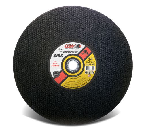 14&#034; chop saw wheel - double reinforced; angle iron/heavy bars cgw #36125 for sale